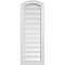 Ekena Millwork Arch Top Surface Mount PVC Gable Vent: Non-Functional, w/2"W x 1-1/2"P Brickmould Frame, 14"W x 36"H GVPAR14X3602SN - alternate 1
